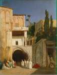 Decamps Alexandre-Gabriel Before a Mosque Cairo  - Hermitage